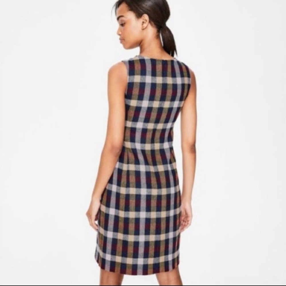 Plaid Sleeveless Dress
